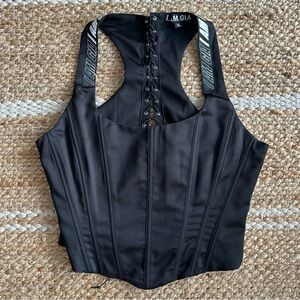 I.AM.GIA Siobhan Corset in black.